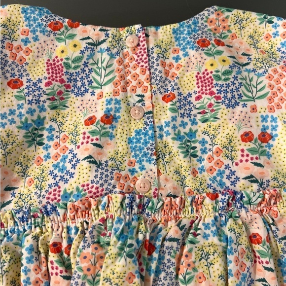 Gymboree floral top with matching headband 2T - Picture 4 of 5